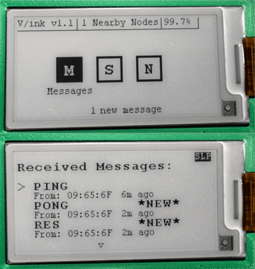 image of different display menus